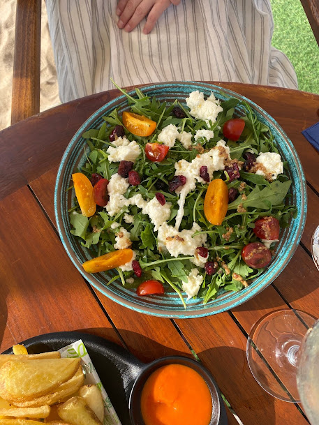 Burrata en Paradise Beach